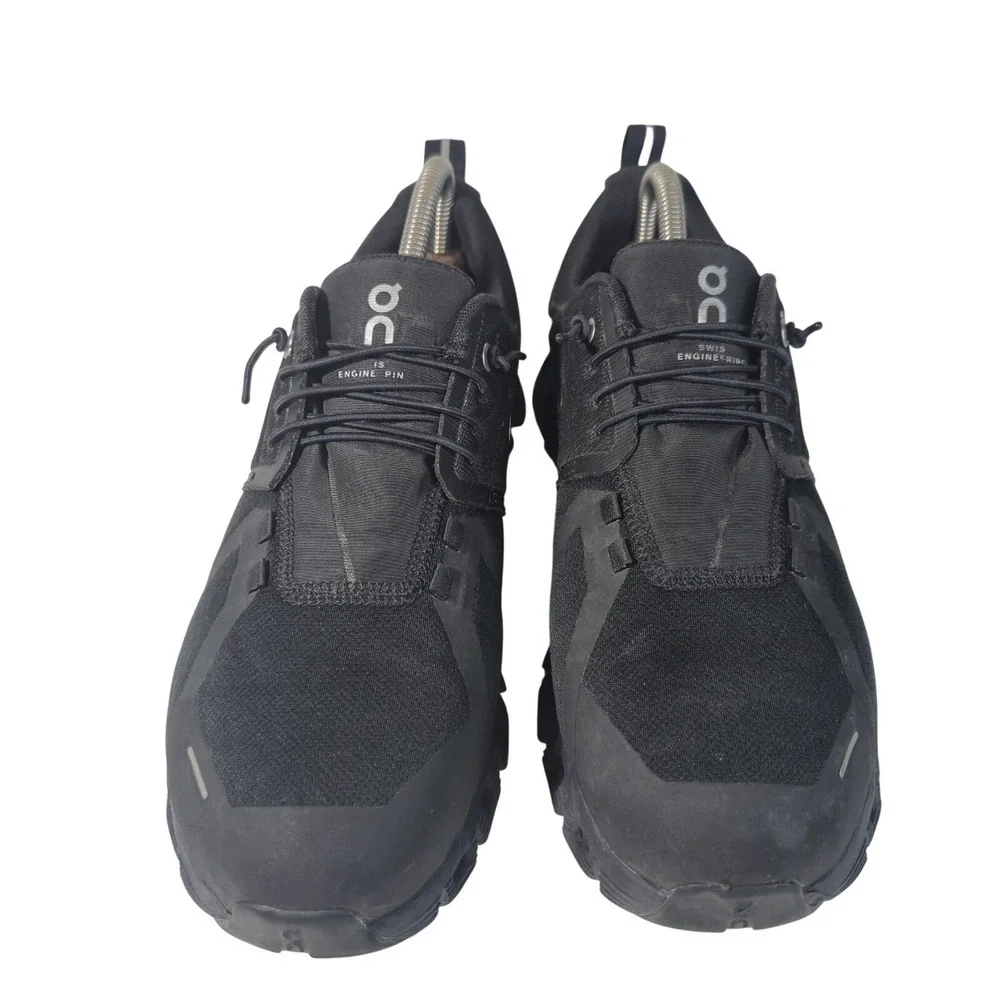 On Running Cloud Waterproof Women's Sneakers - Triple Black Size 8.5 Gorpcore